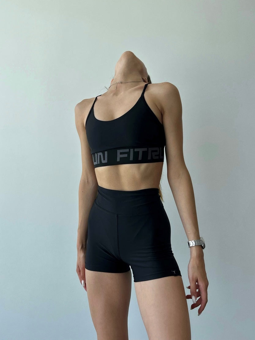 Шорти FITRUN Shorts Classic "Total Black"