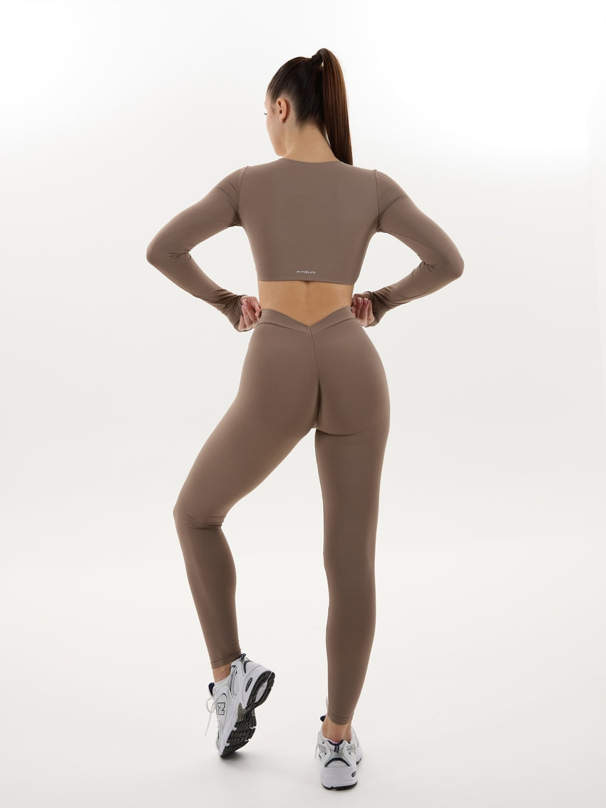 Leggings FITRUN YOGA Allure "Sand VE"