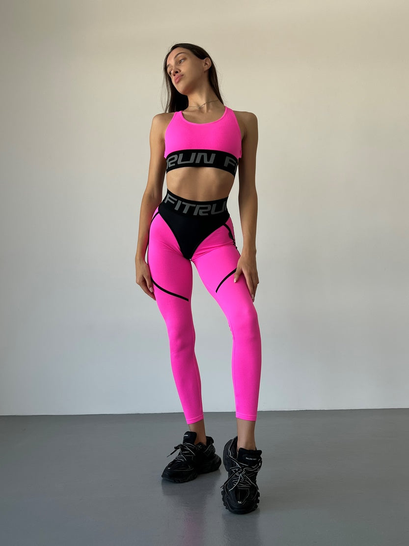 Спортивний Топ FITRUN Top X "Pink Relief"