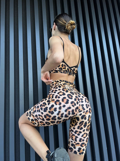Велосипедки FITRUN Cycling V-Classic "Leopard"