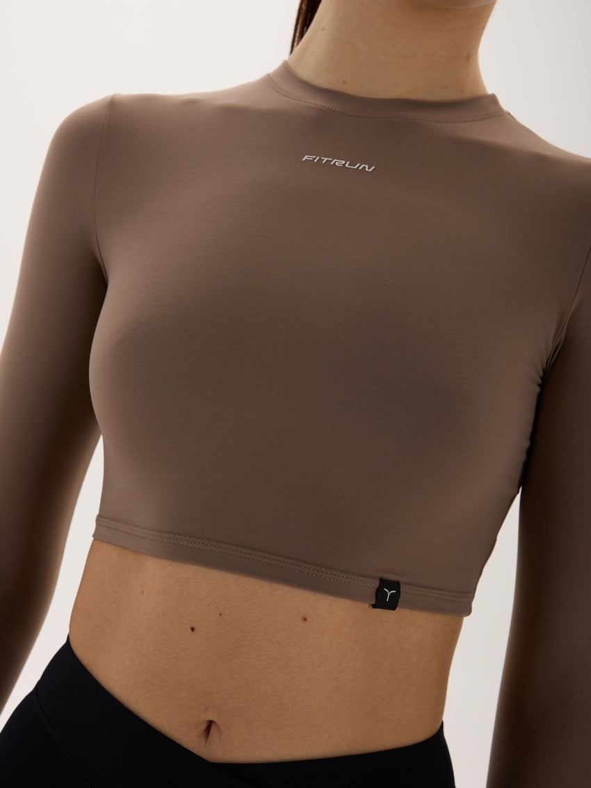 FITRUN Long Sleeve SKIN BASE "Sand VE"