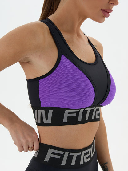 Sports Top FITRUN Top "Purple Relief"