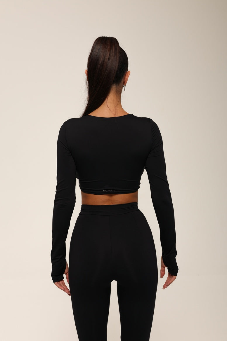 Рашгард  FITRUN Rashguard YOGA "Black VE"