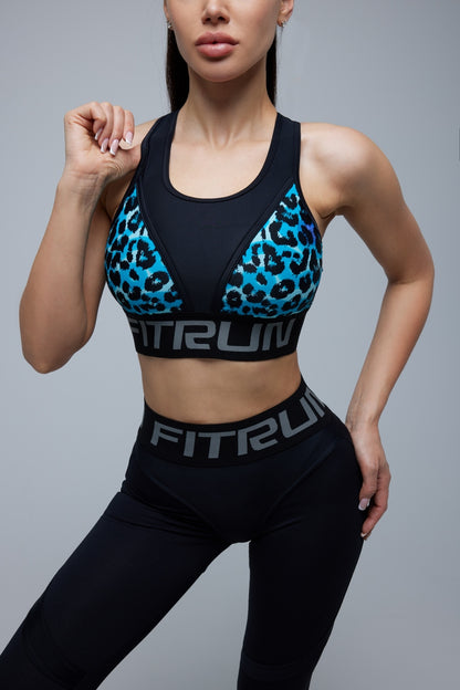 Sports Top FITRUN Top "Leo Blue"