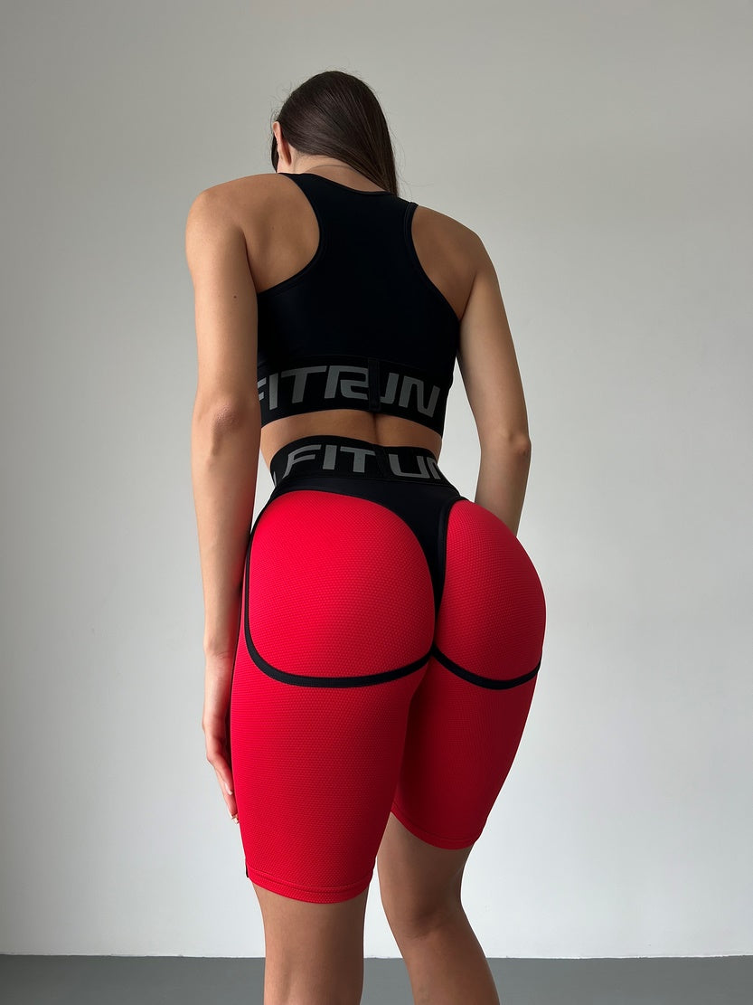 Велосипедки FITRUN Cycling Super Nuts "Red Relief"