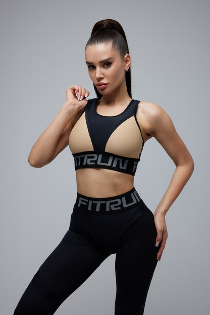 Sports Top FITRUN Top "Nude"