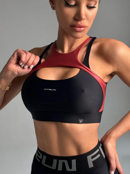 Sports Top FITRUN Top Comfort "Wine Blaze"
