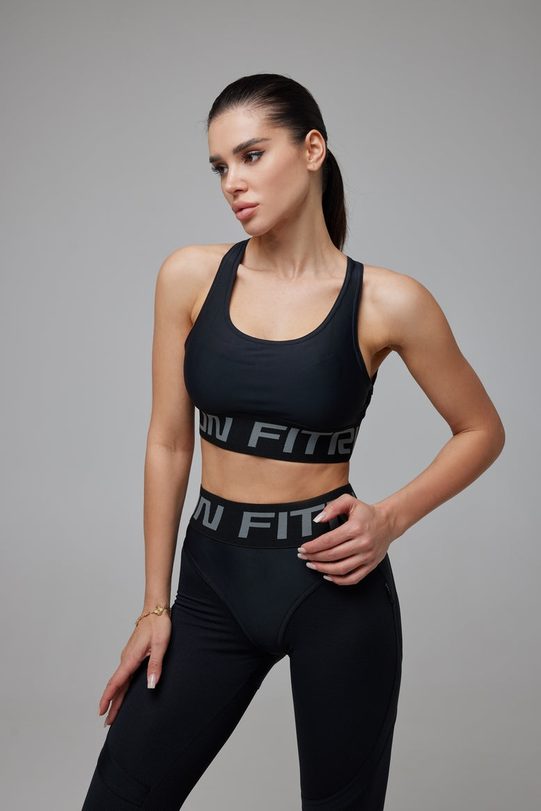Top sport FITRUN Top X "Negru"