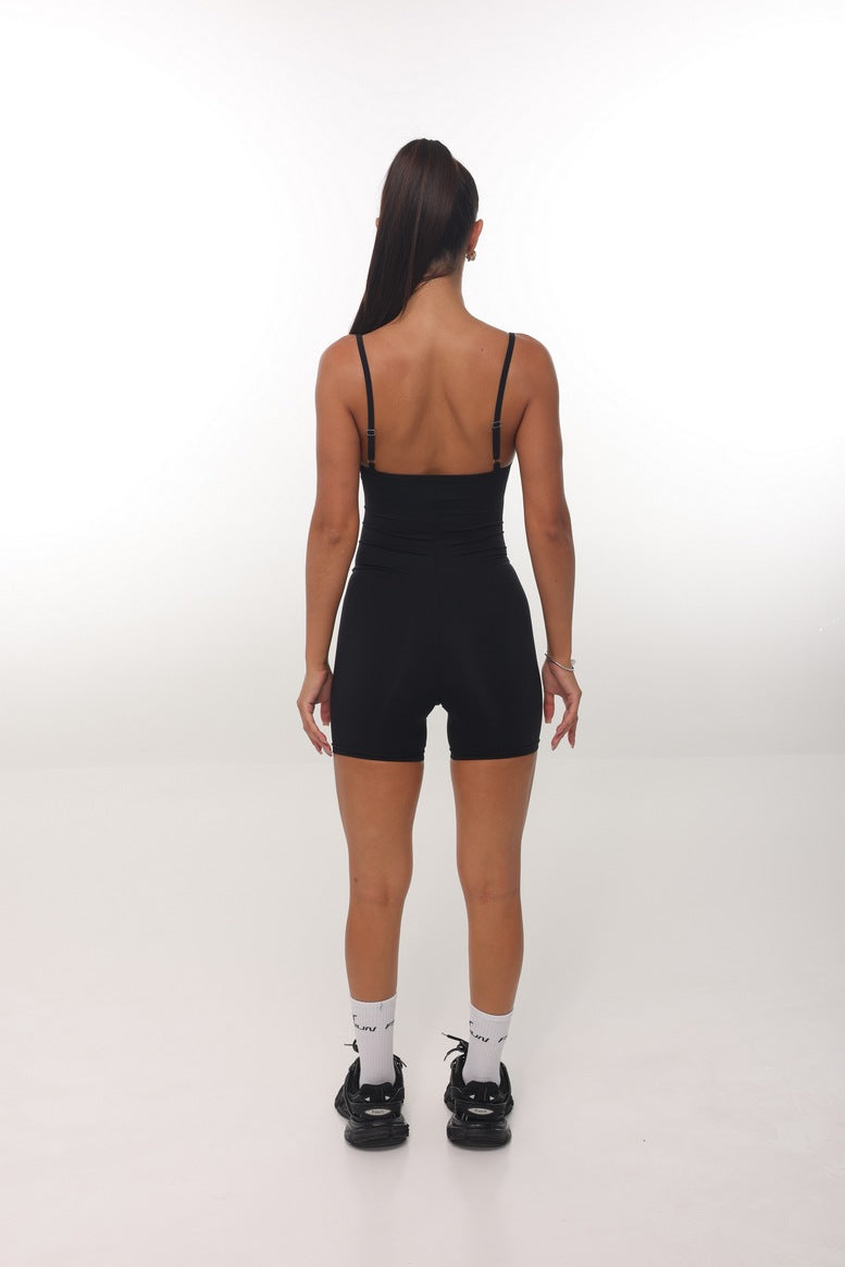 Jumpsuit FITRUN Jumpsuit SKIN Base Short "Black VE"