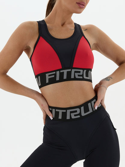 Sports Top FITRUN Top "Red Relief"