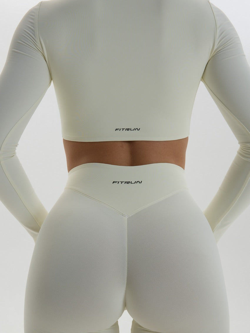 Shorts FITRUN YOGA Grace "Oat Milk NE"