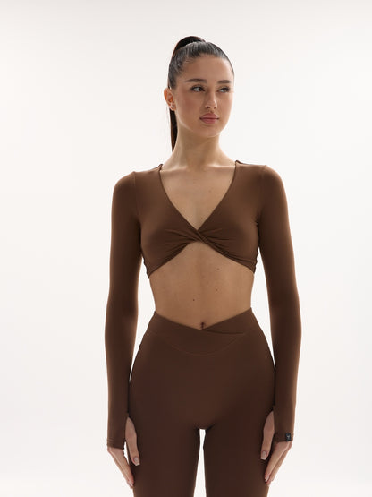 FITRUN Long Sleeve YOGA "Caramel NE"