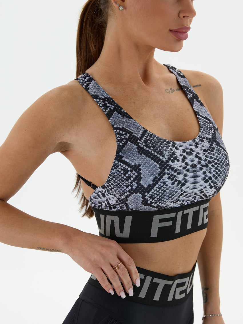 Sports Top FITRUN Top X Brand "White Python"