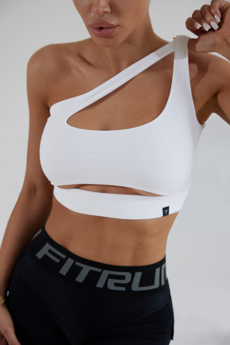 Sports Top FITRUN Top Racy "Total White"
