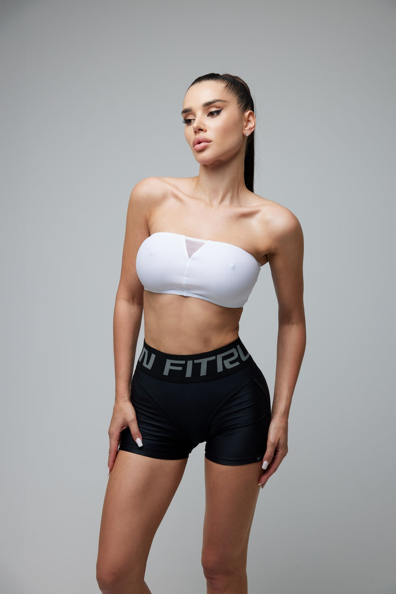 Спортивний Топ FITRUN Top Bandeau SPIDER "Total White"