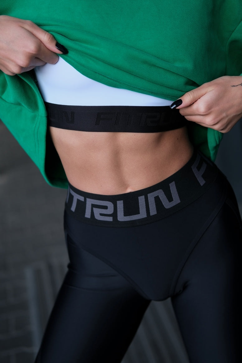 Легінси FITRUN Leggings Super Nuts "Total Black"