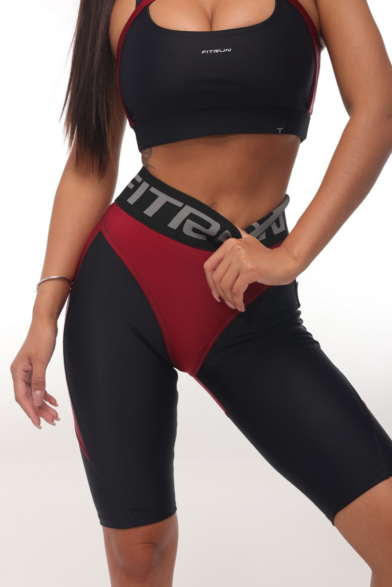 Cycling Short FITRUN Cycling NICE Push-Up "Wine Blaze"