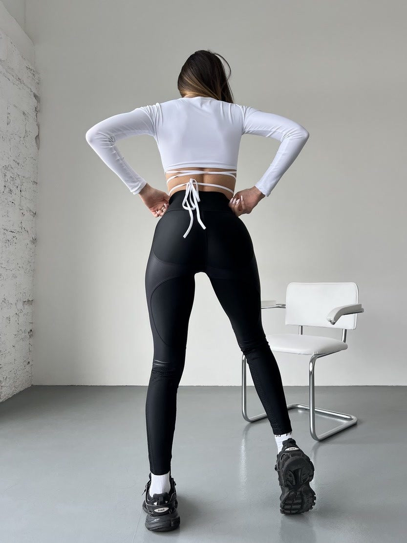 Легінси FITRUN Leggings PaceSetter "Black Blaze"