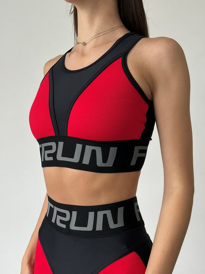 Спортивний Топ FITRUN Top "Red Relief"