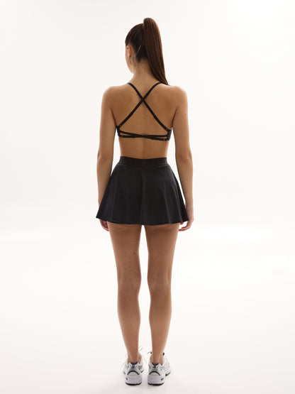 FITRUN Tennis Skort W1 "Total Black"