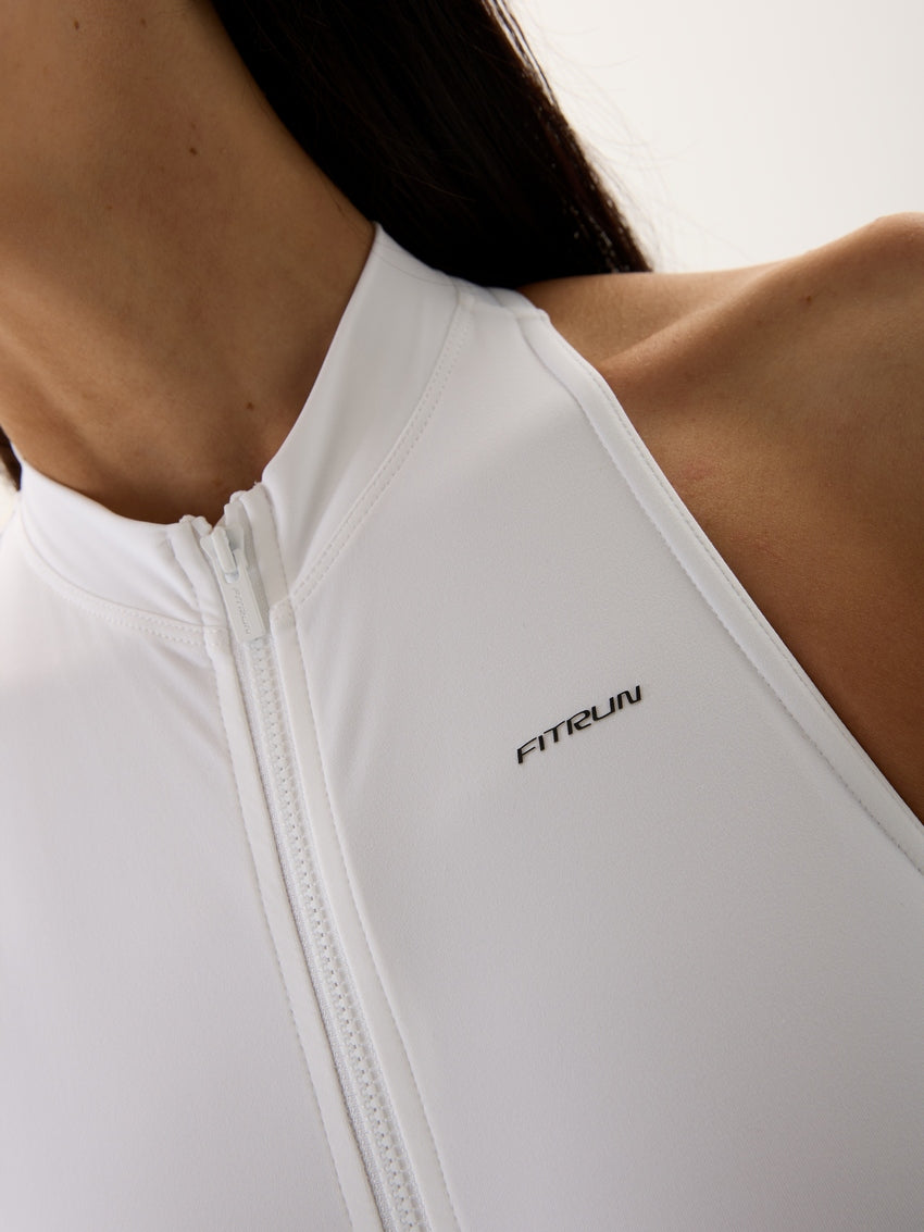 Jumpsuit FITRUN YOGA Short "White VE"