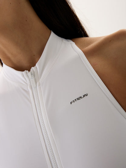Jumpsuit FITRUN YOGA Short "White VE"