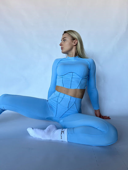 FITRUN Long Sleeve-Corset Versa "Sky VE"