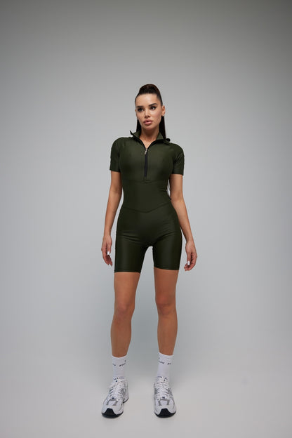 Jumpsuit FITRUN Jumpsuit Base Short "Total Khaki"