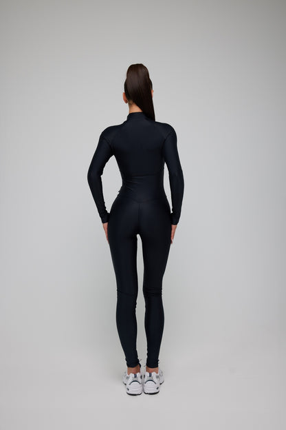 Jumpsuit FITRUN Jumpsuit Base Long "Total Black"