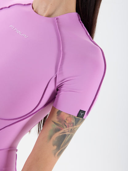 Jumpsuit FITRUN BodySuit Short Versa "Fuchsia VE"