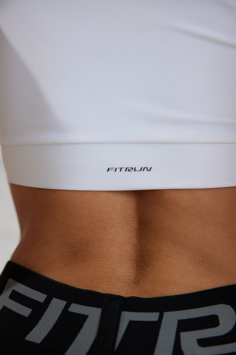 Sports Top FITRUN Top Racy "Total White"