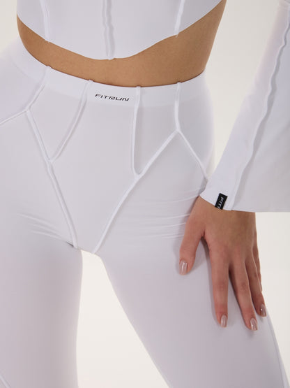 FITRUN Long Sleeve-Corset DISCO Versa "White VE"