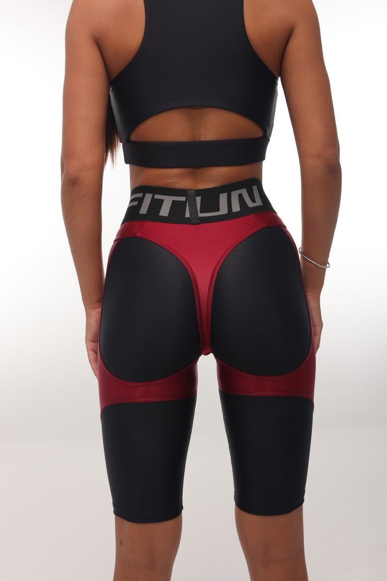 Cycling Short FITRUN Cycling NICE Push-Up "Wine Blaze"