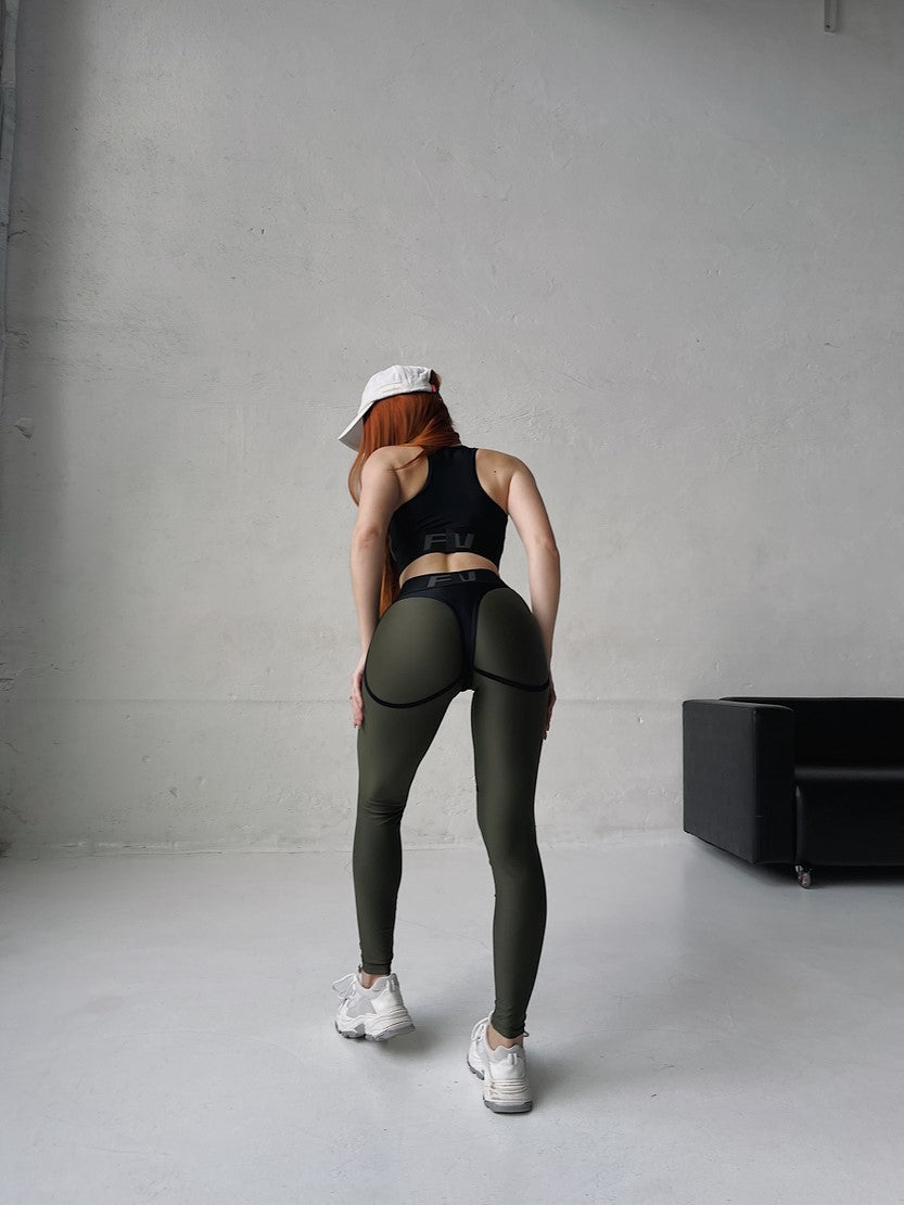 Легінси FITRUN Leggings Super Nuts "Khaki"