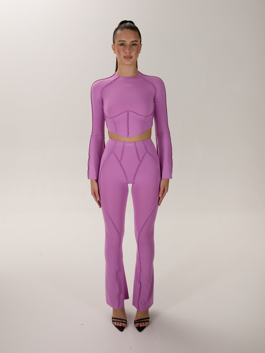 FITRUN Long Sleeve-Corset DISCO Versa "Fuchsia VE"