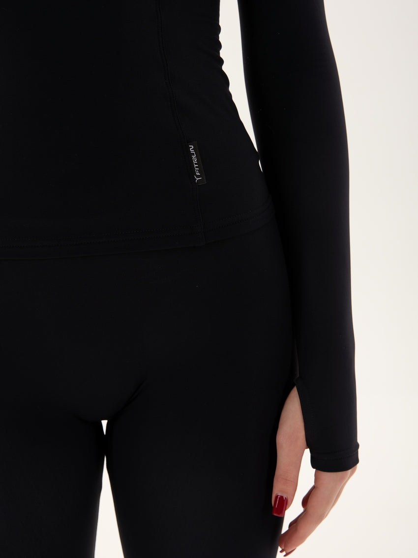 FITRUN Long Sleeve WINTER "Black Fleece"