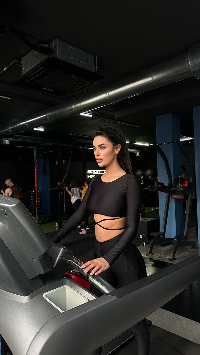 Легінси FITRUN Leggings PaceSetter "Total Black"