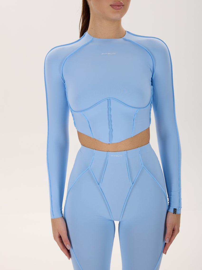 FITRUN Long Sleeve-Corset Versa "Sky VE"