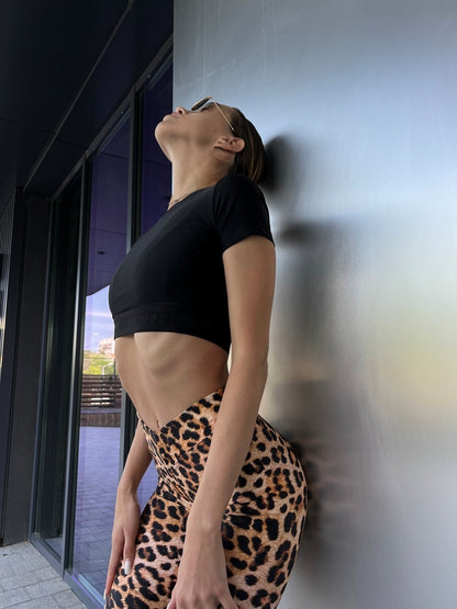 Велосипедки FITRUN Cycling V-Classic "Leopard"