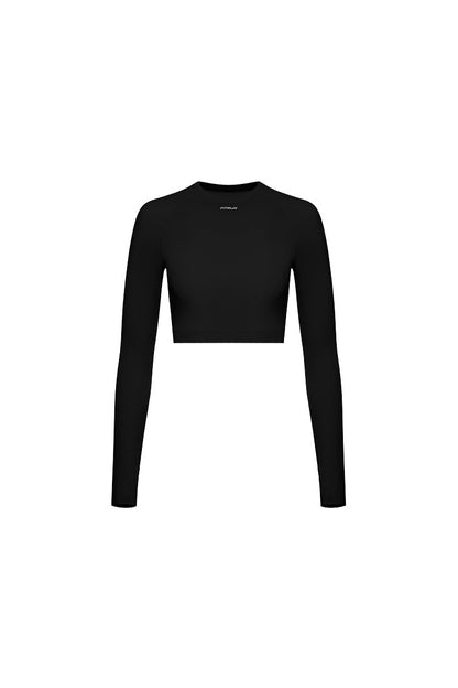 FITRUN Long Sleeve CORE "Black Relief"