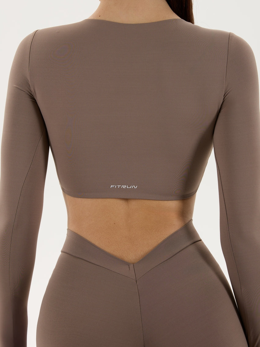 Leggings FITRUN YOGA Allure "Sand VE"
