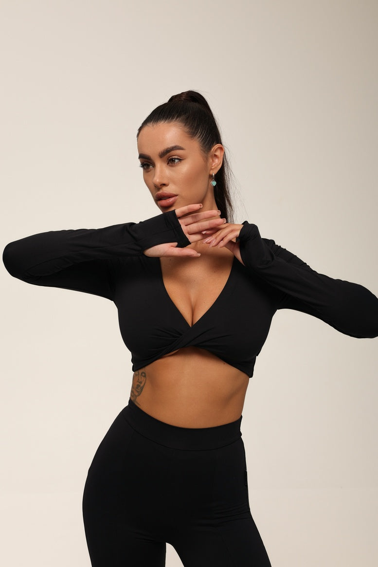 Рашгард  FITRUN Rashguard YOGA "Black VE"