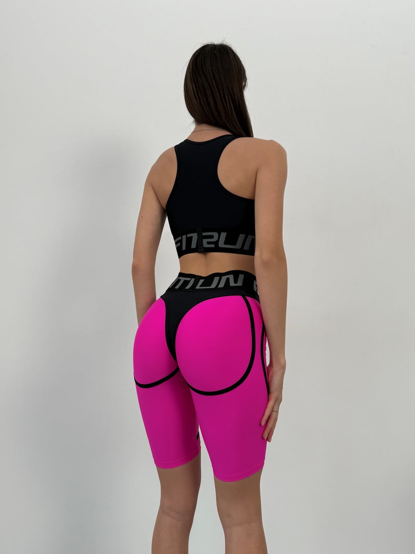Cycling Short FITRUN Cycling Super Nuts "Pink"
