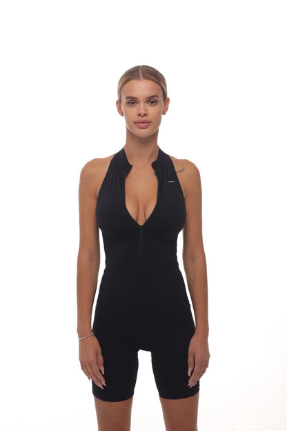 Комбінезон FITRUN Jumpsuit YOGA Short "Black VE"