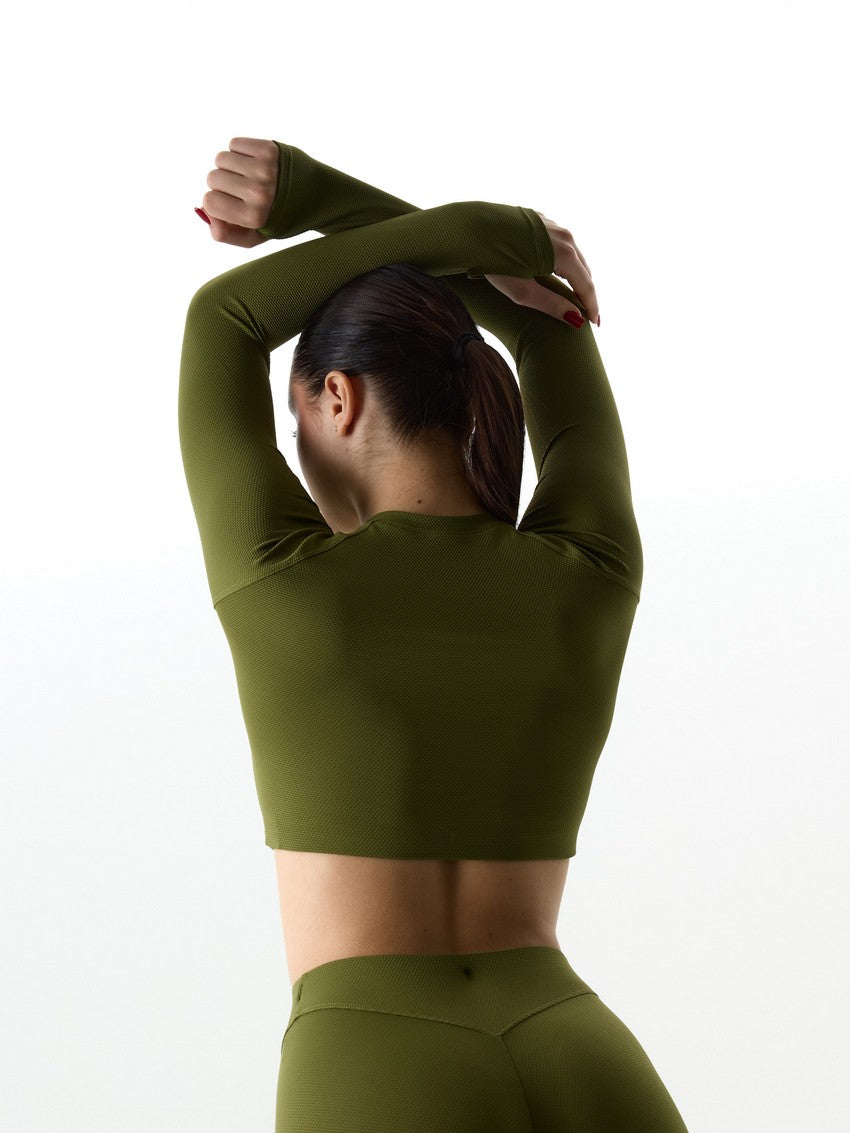 FITRUN Long Sleeve CORE "Khaki Relief"