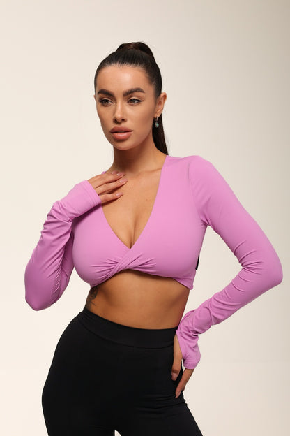 Рашгард  FITRUN Rashguard YOGA "Fuchsia VE"