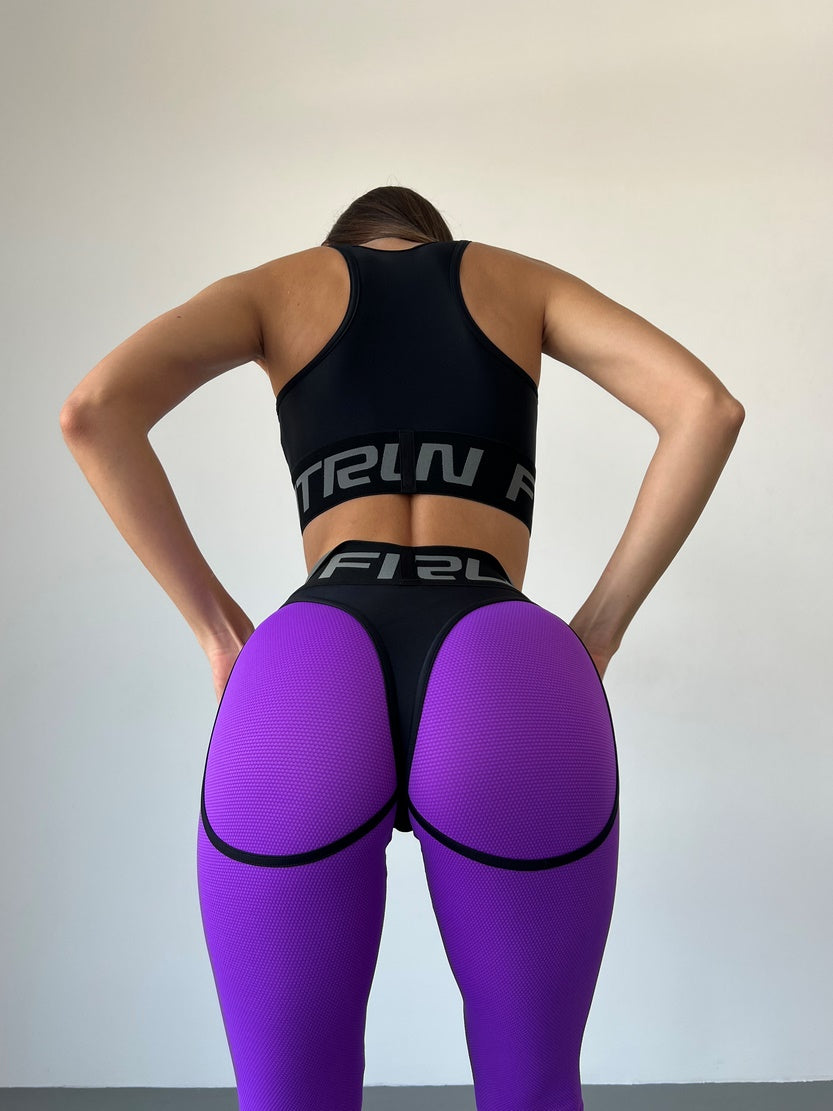 Легінси FITRUN Leggings Super Nuts "Purple Relief"