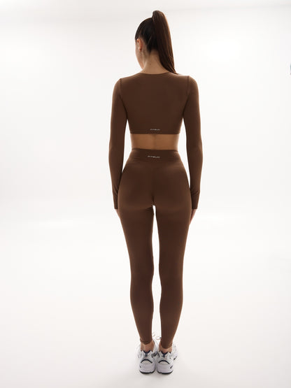 FITRUN Long Sleeve YOGA "Caramel NE"