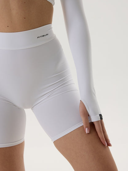 Shorts FITRUN YOGA Allure "White VE"