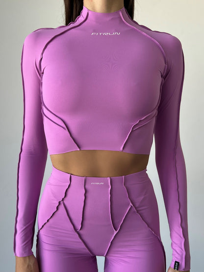 Укорочений рашгард FITRUN Rashguard Versa "Fuchsia VE"